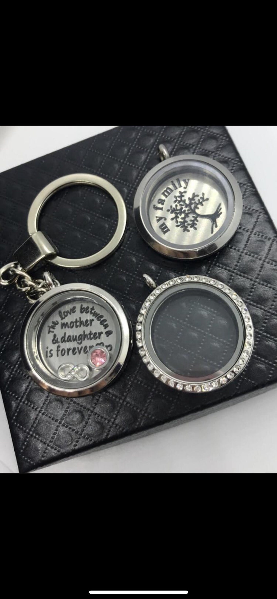 Locket Key Ring Personalised Locket Key Rings & Locket Necklaces - Etsy