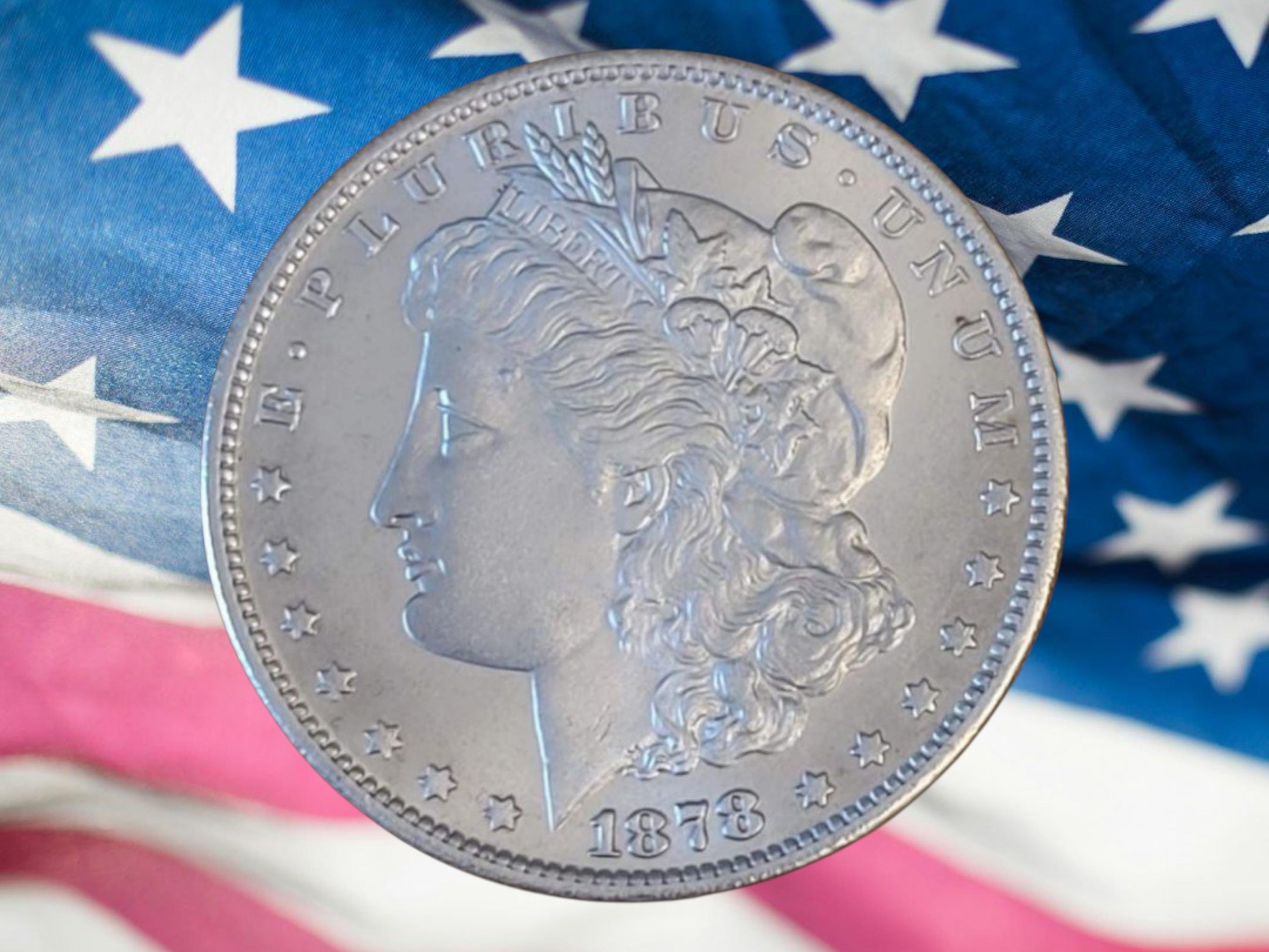 モルガン銀貨ペンダント 1881年 1881年 S モルガン銀貨 NGC MS-64