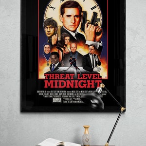 The Office Threat Level Midnight Poster, The office movie poster, digital download