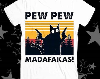 ピューピュー マダファカス 猫 子猫 ペット ベストセラー トップ ティー T シャツ 287