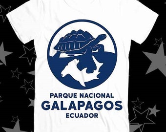 ガラパゴス諸島国立公園 タートル サメ ベストセラー トップ Tシャツ 328