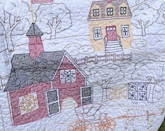 Early American Scene Quilt