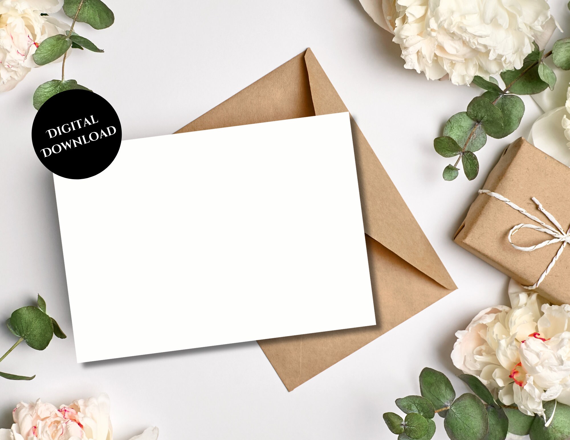 Printable Thank You Card, Instant Download, Thank You Greeting Card ...