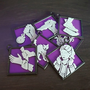 Survivor Perk Keychain | Video Game Fan Art | Dead by Daylight Fan art | Dead by Daylight Keychain