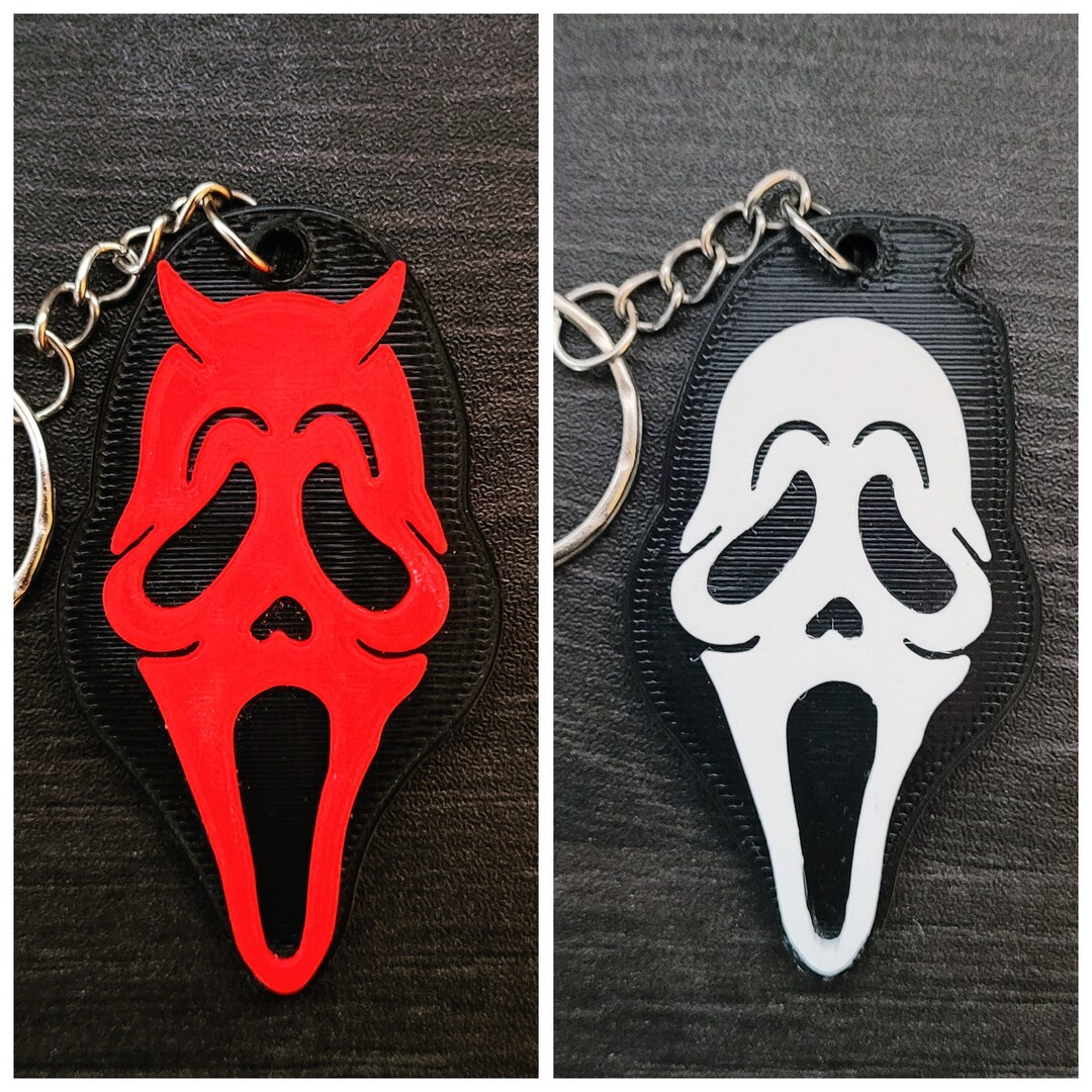Ghostface Keychain Dead by Daylight Horror Etsy