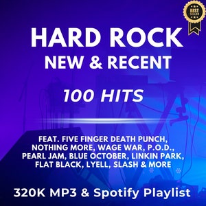 Hard Rock: New and Recent 100 HITS | 320K MP3 Download & Spotify Playlist