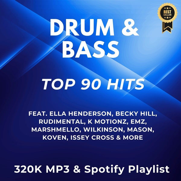 Drum and Bass: Top 90 HITS | 320K MP3 Download & Spotify Playlist