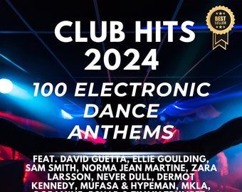 Club Hits 2024: 100 himnos de baile electrónico / descarga de música MP3 de 320 000 y lista de reproducción de Spotify