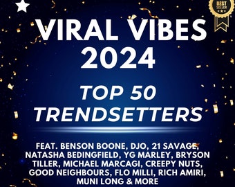 Viral Vibes 2024: Top 50 Trendsetters | 320K MP3 Download & Spotify Playlist