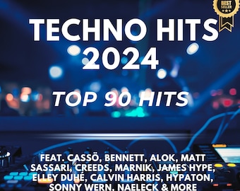 Techno Hits 2024: Top 90 | 320K MP3 Download & Spotify Playlist