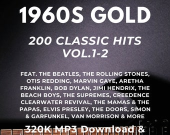 Oro degli anni '60: 200 successi classici (Vol.1-2) / Download MP3 da 320.000 e playlist Spotify