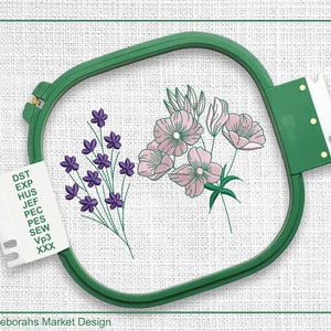Primrose Embroidery Design: February Birth Flower (Digital Files)