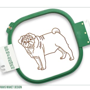 Croquis de broderie bouledogue français, broderie machine bouledogue français, portrait de chien, broderie dessin au trait, fichier numérique animaux de compagnie, 70 % de réduction