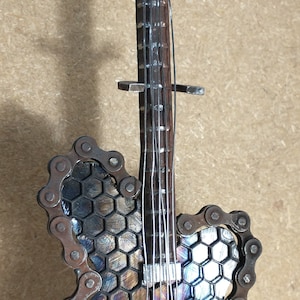 Metal Guitar sculpture