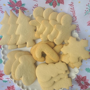 Undecorated Sugar Cookies Christmas Sugar Cookies to Decorate Individually Wrapped Sugar Cookies Christmas DIY Activities 1DOZEN