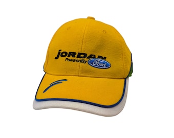 NWT Rare Jordan Ford - Giancarlo Fisichella - F1 Formula One Grand Prix Motorsports Strapback Hat Cap Deadstock New With Tags