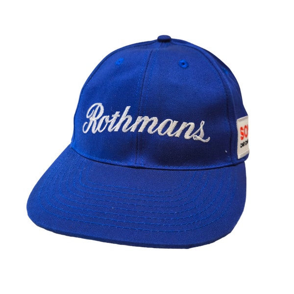 Rare Rothmans Williams F1 Team Sonax Car Care Products Formula One Motorsports Vintage Snapback Hat Cap