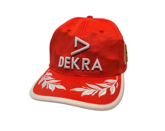 Michael Schumacher Ferrari Dekra Vintage Formula One Grand Prix Motorsports Strapback Podium Hat Cap