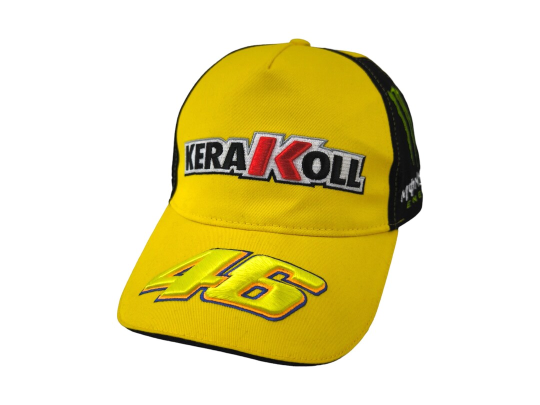 HELMET AND VISOR DECAL STICKER STICKERS SET - VALENTINO ROSSI - KERAKOLL