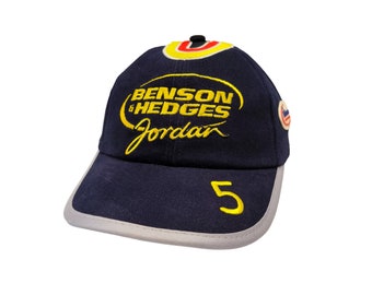NWT Rare Jordan F1 - Heinz Harald Frentzen - Benson & Hedges F1 Formula One Grand Prix Motorsports Strapback Hat Cap Deadstock
