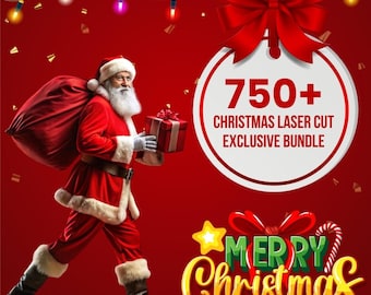 Christmas Laser Cut Files Bundle: 750+ Designs
