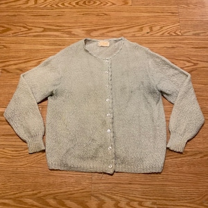 Vintage Knit Cardigan - Etsy Vintage Knit Cardigan - Etsy