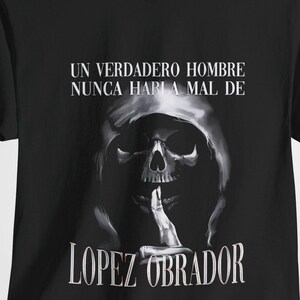 Funny Skull Gym Shirt, Lopez Obrador Political Humor, Gift For GymRat Outfit, Gym Oversize Outfit Idea