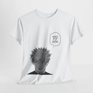Jujutsu Kaisen T-shirt, Unisex Heavy Cotton Tee, Satoru Gojo Graphic Tee, Casual Streetwear, Manga Lover Shirt, Gift for
