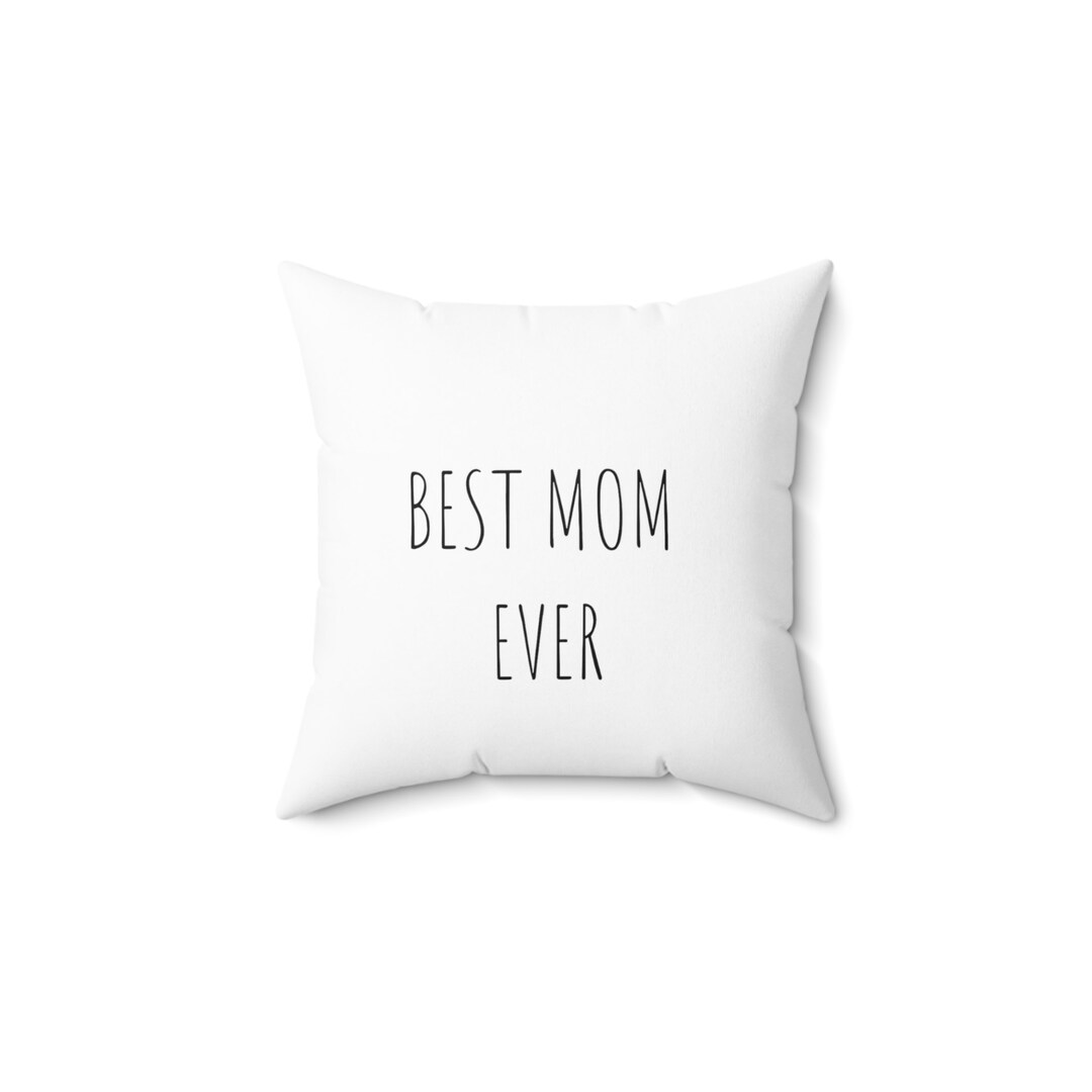 Custom Pillow, Personalized Photo With Text on Spun Polyester Square