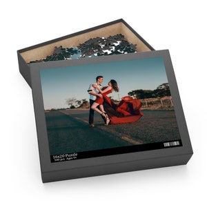 Custom Jigsaw Puzzle from photo | 120, 252, 500-Piece Personalized Puzzle | Gifts for Mom Dad Kids Her Him Couple | Unique Memory Gift
