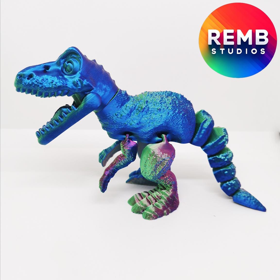 Flexi T-rex STL File: Articulated 3D Print Model - Etsy