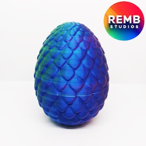 3D Print Dragon Egg STL File: Remb Studios Print-in-Place Design image 9