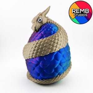 Contenedor flexible para huevos de dragón: archivo STL para impresión 3D