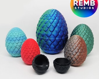 3D Print Dragon Egg STL File: Remb Studios Print-in-Place Design