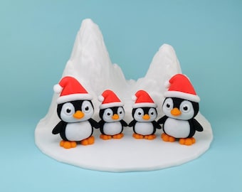 3D Print Flexi Penguin STL File: Remb Studios Print-in-Place Design