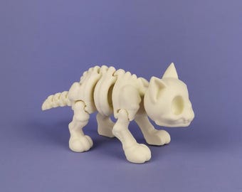 Archivo STL de gato esqueleto flexible: Impresión 3D del modelo de Remb Studios para imprimir en el lugar