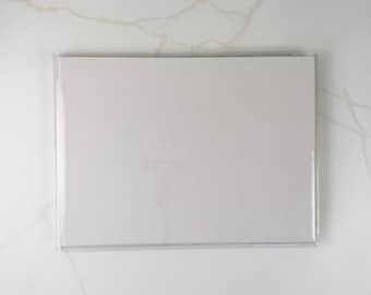 Guest Book Protective Cover A4, Plastic Sleeve Protector, For THEBRIDEAU Guest Books, Add On Item