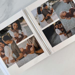 The image is a collage of photographs depicting a family, with a total of 120 photos arranged in 4 rows and 6 columns.