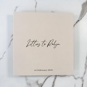 Álbum de fotos de cartas para noiva, álbum de recortes de cartas para noiva, álbum de fotos para noiva, álbuns de fotos autoadesivos, capa de álbum de fotos personalizada | D45