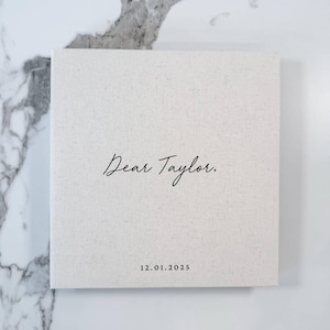 Álbum de fotos "Cartas a la Novia", Álbum de Cartas para la Novia, Álbum de recortes "Cartas a la Novia", Álbum de fotos nupcial autoadhesivo / D48