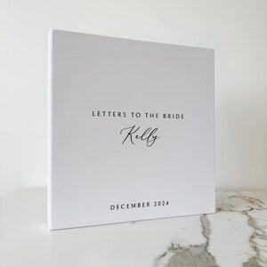 Álbum de cartas para a noiva, álbum de fotos de chá de panela, álbum de recortes de cartas para a noiva, álbum de fotos autoadesivo, álbum de fotos para a noiva | D47