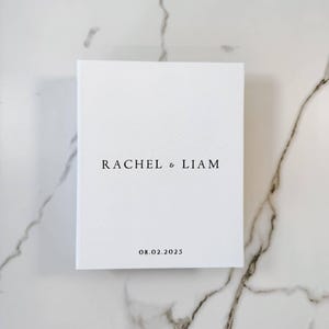 Photo Album with Sleeves, Personal Linen Album for 200 4x6 Prints, Fast Shipping, Neutral Tones | THEBRIDEAU