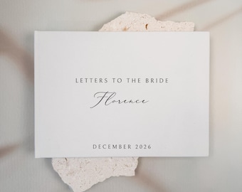 Letters To Bride Book, Bridesmaid Letters To The Bride, Letters To The Bride Scrapbook, D47