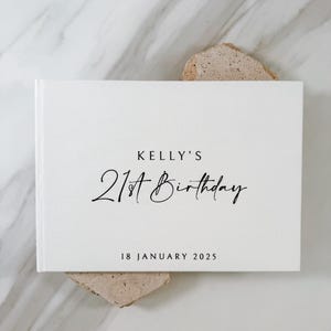 21st Birthday Guest Book, 50th Birthday Guest Book, Birthday Guest Book Personalized, Birthday Guest Book Polaroid, Best Seller | THEBRIDEAU