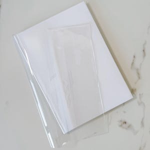 Guest Book Protective Cover, Clear PVC Plastic, For THEBRIDEAU Guest Books, Add On Item