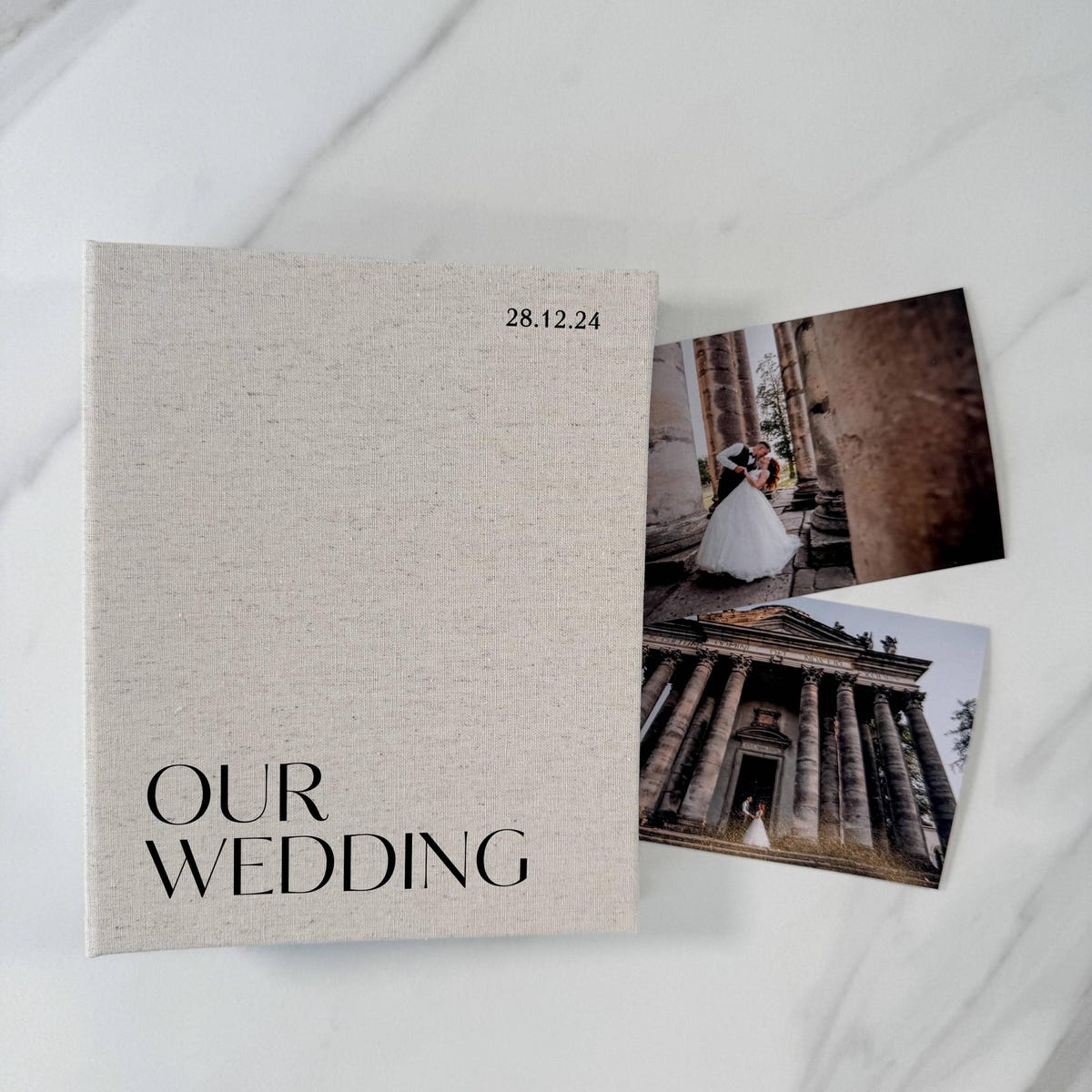 Wedding Picture Album, Custom Photo Album Wedding, Linen Photo Album With Sleeves, Custom Photo Album Small, Linen Wedding Photo Album D0 - Etsy