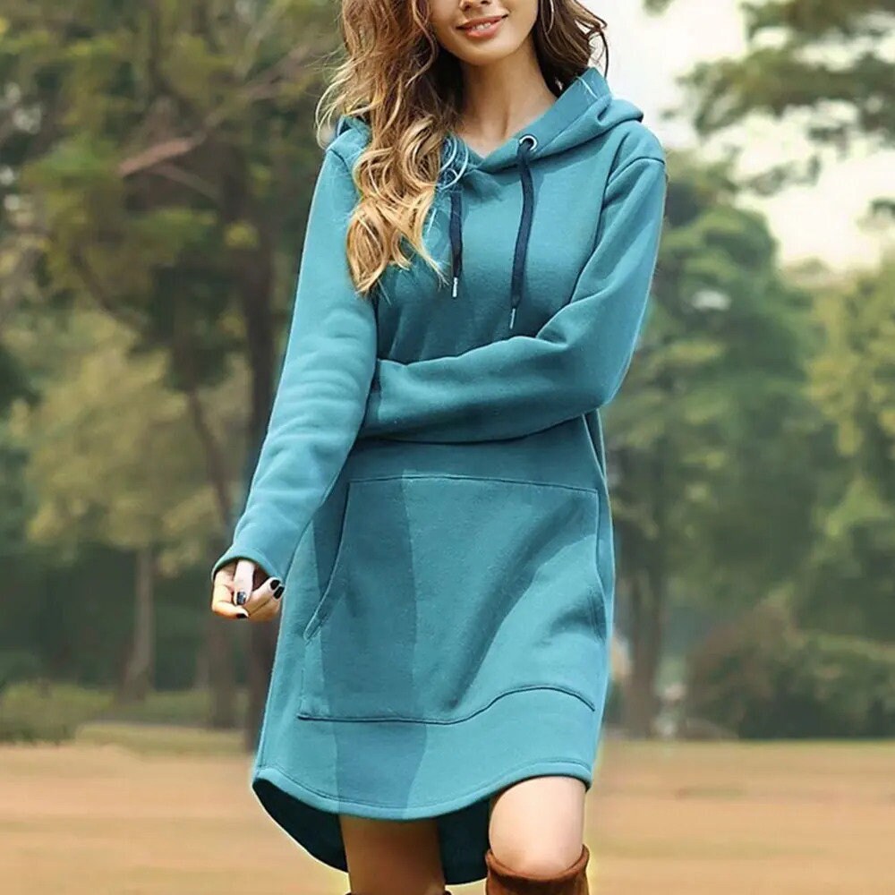 Long loose shop hoodie