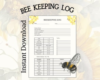 Bee Keeping Log