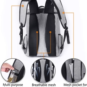 Rucksack Kühler Auslaufsicher Isoliert Wasserdicht Rucksack Kühler Leichte Weiche Strand Kühltasche für Männer Frauen zur Arbeit Mittagessen Picknicks Camping Bild 3