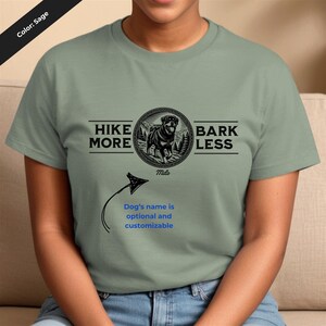 Rottweiler Tee Shirt with Hiking Graphic T-Shirt for Dog Lovers and Hiking with Dogs Shirt Perfect Gift for Dog Parent Tshirt for Pet Parent